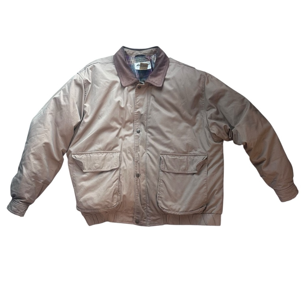 Eddie Bauer Vintage Goose Down Bomber Jacket – Men’s XL